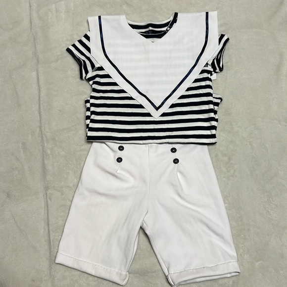 Handmade child sailor costume - Picture 1 of 4